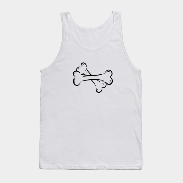 Bone Tank Top by BahArt